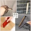Rascador de pelo para abrigos removedor de bolitas de ropa de plástico para el hogar de doble cara manual rascador de pelo peine recortador de bolitas de pelo