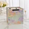 Bolsa de Tote con Pintura al Óleo de Flores Bolsa de Regalo Bolsa de Regalo Cuadrada Bolsa para Empaquetar Ramo de Floristería Bolsa de Regalo para el Día de San Valentín En Stock