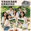 Impresora de fotos a color para uso doméstico, se conecta al teléfono móvil vía Bluetooth, mini impresora portátil de bolsillo para fotos a color de inyección de tinta