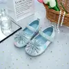 Zapatos de Princesa para Niñas 2026 Nuevo Estilo Lolita Dulce Zapatos Mary Jane con Lazo Perla Zapatos Pequeños de Cuero con Lentejuelas