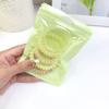Dulce Niña Color Caramelo Cuerda para el Cabello Color Degradado Anillo para el Cabello Tipo Línea Telefónica Cuerda para el Cabello para Mujer Banda para el Cabello sin Marcas Adorno para el Cabello
