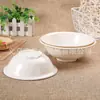 Fábrica directa de tazón de plástico imitación porcelana melamina 6 pulgadas 7 pulgadas 8 pulgadas tazón de desayuno tazón de avena tazón de leche de soya tazón puntiagudo