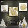 Póster de lujo dorado abstracto simple, lienzo, pintura, decoración de pared, imagen adecuada para la decoración del salón de casa
