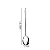 Colher de aço inoxidável 316 colher de comer doméstica 304 colher pequena colher coreana de cabo longo colher grossa para misturar colher colher colher