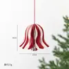 Decoración navideña estilo ins transfronteriza NUCHI, adorno colgante de bola de panal irregular, decoración de árbol de Navidad, decoración de escaparate