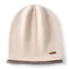 Novo Chapéu de Lã 100% Cashmere Outono/Inverno 2026, Quente e à Prova de Frio, Unissex, Simples e Versátil, Gorro de Tricô para Ciclismo