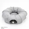 Túnel de Juguete para Gatos Arcoíris, Plegable, con Múltiples Agujeros, Interactivo, Empalmable, Nuevo Túnel para Gatos, Suministros para Mascotas, Venta al por Mayor