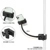 Suporte de Telefone para Venda por Atacado Fabricante Suporte para Transmissão ao Vivo Acessórios de Clipe de Extensão, Suporte Adicional para Câmera Braçadeira Robusta Rosca Interna 1/4 Braçadeira Pinça de Caranguejo