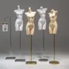 Mannequins de Meia-Corpo Masculino e Feminino para Exposição de Lingerie, Rack para Vitrine de Loja de Lingerie, Manequim, Rack para Exposição de Maiôs e Sutiãs, Modelo de Prateleira