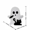 Enfeites de Cabeça de Abóbora de Halloween para Novos Produtos Transfronteiriços Personalizados Espírito da Árvore de Mesa Resina Tendência Decoração de Atmosfera Enfeites de Presente