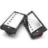 LP com tampa de cobre de 6 furos bloco duplo gangue duplo captador humbucker para guitarra elétrica Captador com moldura