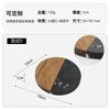 Posavasos Mármol Cuadrado y Redondo Empalmado Madera de Acacia Posavasos Vajilla de Mesa de Café Manteles Individuales Posavasos Aislantes Fábrica de Madera Venta al por Mayor