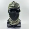 Gorro de Ciclismo de Cuatro Estaciones Empalmado, Cubrecabezas Caliente para Motocicleta, Máscara de Esquí para Exteriores, Gorro de Lana, Cubrecabezas con Malla Filtrante