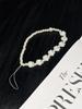 Cadena de perlas para teléfono móvil, concha para muñeca, cámara CCD, cordón de cuentas, llavero con cuerda antipérdida, colgante para mujer