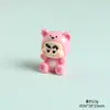 Figuras Pequeñas de Resina de Crayon Shin-Chan Accesorios DIY Muñeca Caja Sorpresa Decoración de Escritorio y Coche Colgante para Llavero