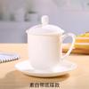 Taza de Cerámica para Habitación de Hotel al por Mayor Taza Imprimible para el Hogar Taza de Té con Tapa Vaso para Agua Taza para Conferencias de Oficina