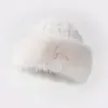 Chapéu de pelúcia feminino inverno novo chapéu de pescador proteção de ouvido de inverno chapéu de princesa temperamento versátil chapéu bacia mongol mostra rosto pequeno