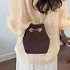 Bolso bandolera tipo cubo para mujer 2026 con cadena, diseño de otoño, bolso de hombro pequeño nuevo con patrón de diamantes, estilo de nicho