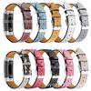 Adequado para Pulseira de Couro de Reposição para Relógio Fitbit Charge3 Pulseira de Couro Charge3 Pulseira de Relógio