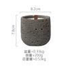 Contenedor de vela mate transfronterizo, taza vacía, soporte INS, relleno de cera, cemento, cera de aromaterapia, taza, fragancia romántica, regalo de mano