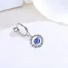 Europa y Estados Unidos comercio electrónico transfronterizo anillo falso de diamantes calientes para ombligo sin perforar luna Mariposa Planeta pinza para ombligo joyería para perforar