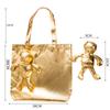 Suministros del Fabricante Bolsas de Compras Plegables Creativas Multicolores con Forma de Oso Listas para Usar en Bolsas, Ositos de Nylon con un Encanto Infantil