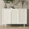 Zapatero color crema para uso doméstico, zapatero de doble puerta estilo francés para la entrada, popular armario de almacenamiento multicapa para montaje en pared 2026