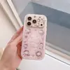 Funda popular y linda de arena líquida con personaje KT para teléfono, adecuada para iPhone 17 Pro Max, funda creativa para Apple 16 Pro, estilo coreano 15 Pro
