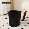 Lixeira Criativa para Dormitório, Sala de Estar, Cozinha, Uso Doméstico, Alto Valor Estético, Lixeira de Hotel com Anel de Pressão, Cesto de Lixo para Banheiro