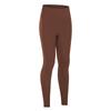 Novas Calças de Yoga Sem Costura Amigáveis à Pele Cintura Alta Controle de Barriga Corrida Fitness Calças Cropped D19108-2