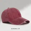 Gorra de Béisbol Lavada Personalizada al por Mayor Lisa Tipo Papá Gorra de Sol con Logo Impreso Bordada Exportación Gorra de Pato Desgastada
