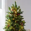 Árbol de Navidad de PVC Berry con Punta Pe Encriptado Mixto Maceta de Flores Artificiales Árbol Desnudo Arreglo de Escena Navideña Exclusivo para Suministro Transfronterizo