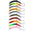 Hengjia Señuelo Minnow Hundible para Lanzamiento Largo, Flotante, Vibratorio, Hundimiento Lento, Flotante, Anzuelo Único, Señuelo Artificial con Forma de Arco para Lubina