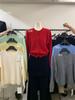 Suéter de Punto Canalé Cuello Redondo 100% Lana Estilo Coreano 6up Otoño 2025 Guangzhou 13 Líneas Nuevo Minimalista Casual Perezoso 50289