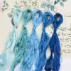 Hilo de Seda Sin Torcer, Envoltura Tradicional de Flor de Terciopelo, Materiales Hechos a Mano, Hilo de Seda Sin Retorcer, Venta al por Mayor de Accesorios Hanfu