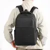 Mochila de moda transfronteriza simple de negocios casual, bolsa de hombro doble resistente al agua, nuevo modelo 2026 para hombre, bolsa multifuncional para portátil