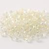 Cuentas de Vidrio de Cristal de Doble Punta Prensadas para Joyería DIY Pulseras Aretes Accesorios de Ropa Cuentas Sueltas 1mm Estilo Lujo Ligero