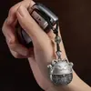 Llavero Colgante Gato de la Suerte para Coche para Hombres y Mujeres Llavero Hecho a Mano de Alta Gama Colgante para Bolso Llavero Lindo para Mujeres