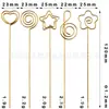 300mm Ins Antiguo Metal Florero Arreglo Floral Portatarjetas Portatarjetas de Negocio Arcilla Hecho a Mano DIY Inserto de Flores Portamensajes Portatiquetas