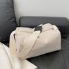Bolso de pana para mujer, bandolera informal de moda de primavera, sencillo, tipo almohada, 2024