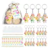 Llavero Creativo de Niña Llorando Disfrazada de Dibujos Animados Colgante Lindo para Bolsa Regalo para Pareja Llavero Creativo