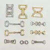 Fivela decorativa de metal com diamante fivela de orelha liga metálica fivela de puxar para roupa bolsa acessórios de joias feitos à mão fivela de bolsa para sapatos e chapéus