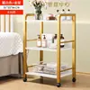 Carrinho de armazenamento pequeno especial para salão de beleza, rack de armazenamento para instrumentos de beleza, arte de unhas, carrinho de ferramentas multifuncional móvel