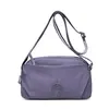 Nova bolsa outdoor leve em lona de nylon da Jielangshi para mulheres, adequada para esportes, viagens e deslocamento; uma bolsa de ombro quadrada pequena ou bolsa transversal