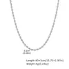Collar de Cuentas de Acero Inoxidable para Mujer Cadena de Cuentas de Rugby Collar Sencillo Accesorios Dorados Joyería al por Mayor Nc-1253