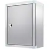 Caja de Herramientas de Acero Inoxidable Caja de Almacenamiento de Hierro Caja de Almacenamiento Grande para el Hogar Exterior Multifuncional de Metal Montado en Pared con Cerradura