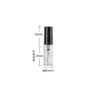 Botella de Spray de Perfume Muestra Tónico Protector Solar en Spray Botella de Vidrio Transparente Mini Portátil Niebla Fina Botella Vacía