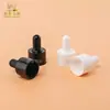 18/20 Cubierta de Cabeza Mordedera Capa Simple y Doble Círculo Blanco y Negro Cabeza de Goma Gotero Cubierta de Aceite Esencial Accesorios para Botella de Esencia Personalización