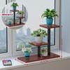 Estante para macetas Pothos de pie Estante para flores de interior multicapa Estante de almacenamiento nuevo Balcón Estante para flores de hierro Decoración de sala de estar
