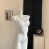 Camisola de Encaje Sexy de Chica Picante Chaleco para Mujer Cinturón Almohadilla para el Pecho Diseño Hueco de Encaje Sujetador de Cuello Puro